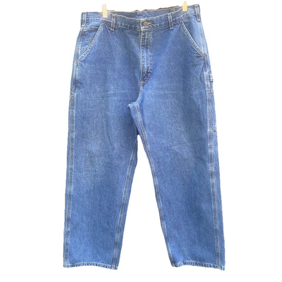 Carhartt Other - Carhartt Jeans Mens 38x30 Blue Denim B13 DPS Original‎ Dungaree Fit Workwear